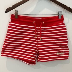 Superdry Red Striped Women's Shorts